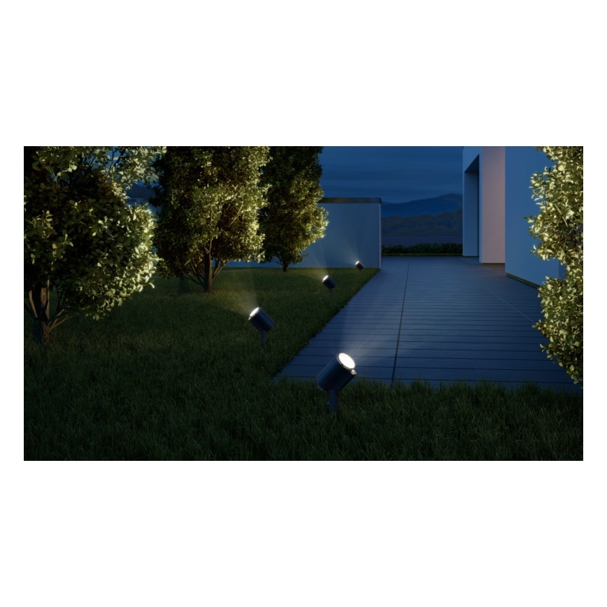 STEINEL 058685 – LED Zunanja svetilka s senzorjem SPOT GARDEN 1×GU10/7W/230V IP44