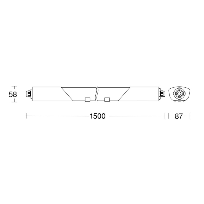 Steinel 058739 - LED Industrijska svetilka s senzorjem RS PRO 5150SC LED/42W/230V IP66 4000K