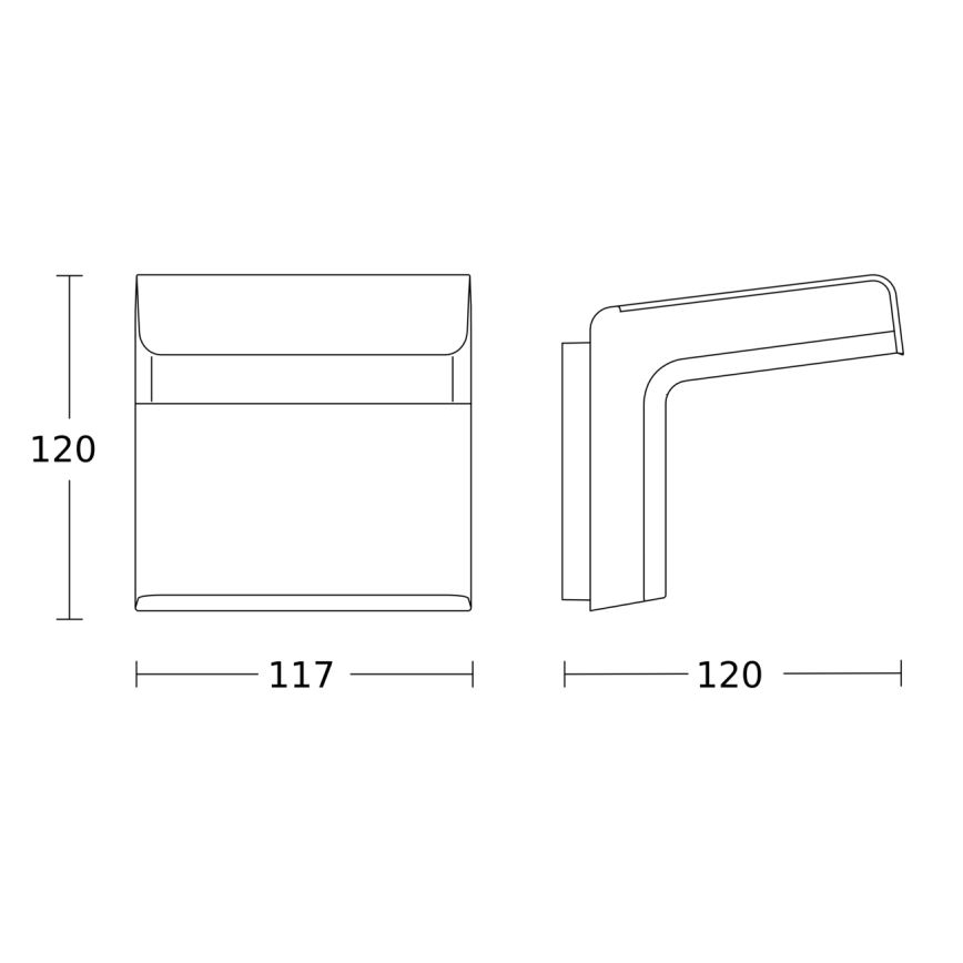 Steinel 059637 - Detektor gibanja iHF 3D KNX IP54 črn