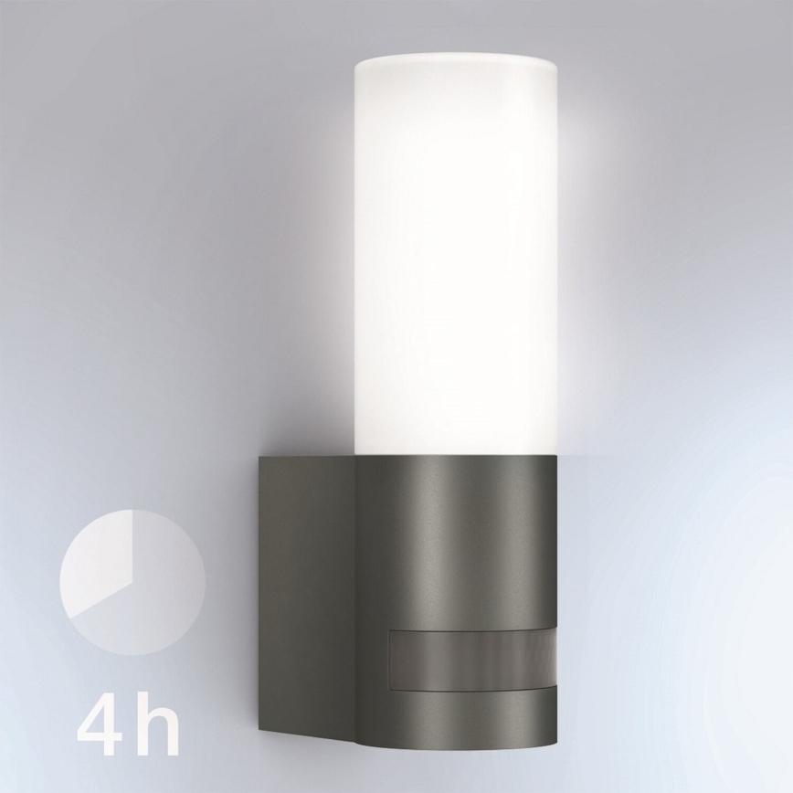 Steinel 065287 - LED Zunanja svetilka s senzorjem L 605 LED/9,5W/230V IP44 antracit