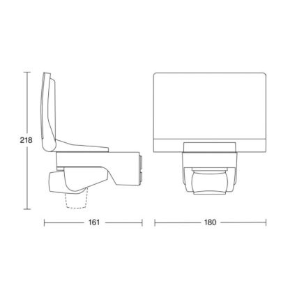 Steinel 065447 - LED Reflektor s senzorjem XLED HOME LED/13,5W/230V IP44 črna