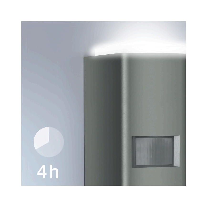 Steinel 067199 - LED Zunanja stenska svetilka s senzorjem L 930 S LED/9,3W/230V IP44 antracit