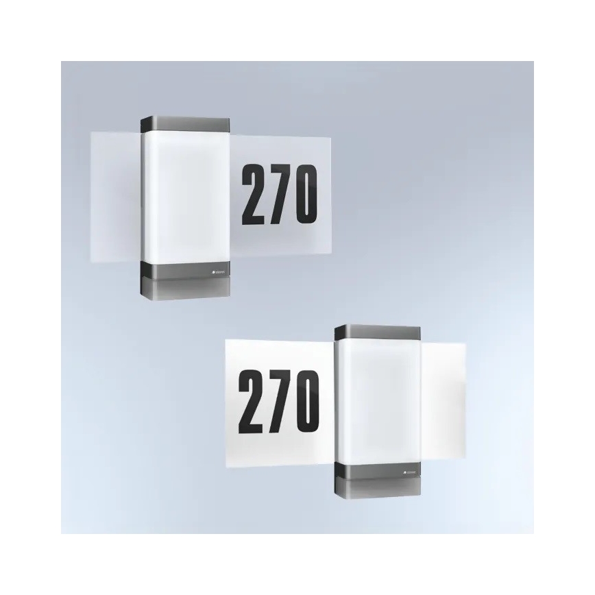 Steinel 067205 - LED Hišna številka s senzorjem L270SC LED/7,8W/230V IP44
