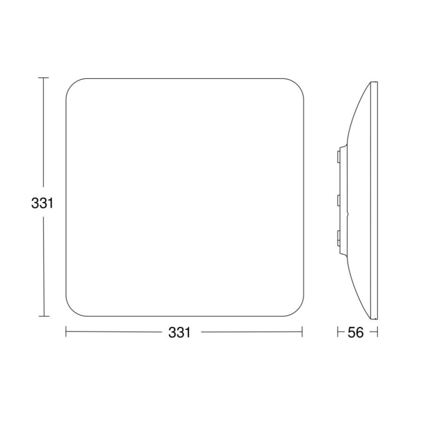Steinel 067519 - LED Zatemnitvena stropna svetilka s senzorjem RS PRO S30 Q SC 26W/230V 4000K