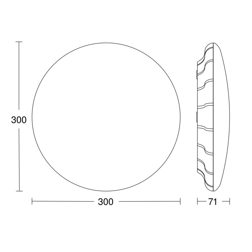 Steinel 067540 - LED Zatemnitvena stropna svetilka s senzorjem RS PRO S20 SC 15,7W/230V 4000K