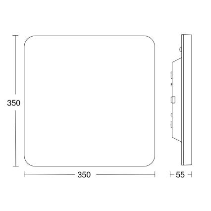 Steinel 067878 - LED Stropna svetilka s senzorjem RS PRO LED/23,4W/230V IP40 4000K