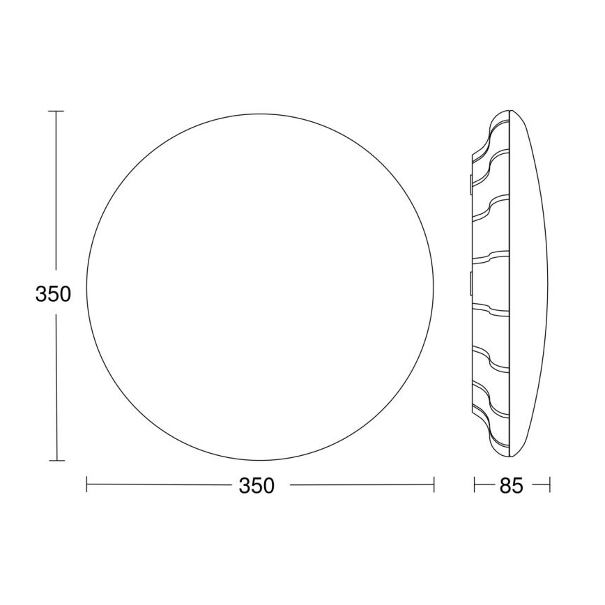 Steinel 068042 - LED Stropna svetilka s senzorjem RS PRO S30 SC 25,8W/230V 4000K