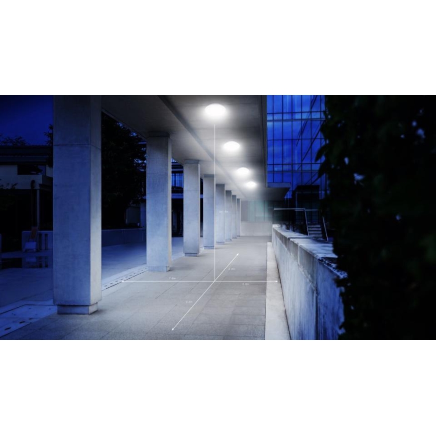 Steinel 068196 - LED Kopalniška stropna svetilka s senzorjem DL Vario Quattro PRO S LED/14W/230V 4000K IP54