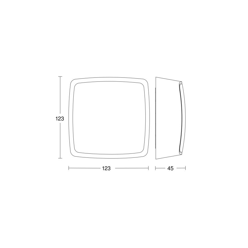 Steinel 068288 - Detektor prisotnosti TRUE PRESENCE COM2G IP54 črna