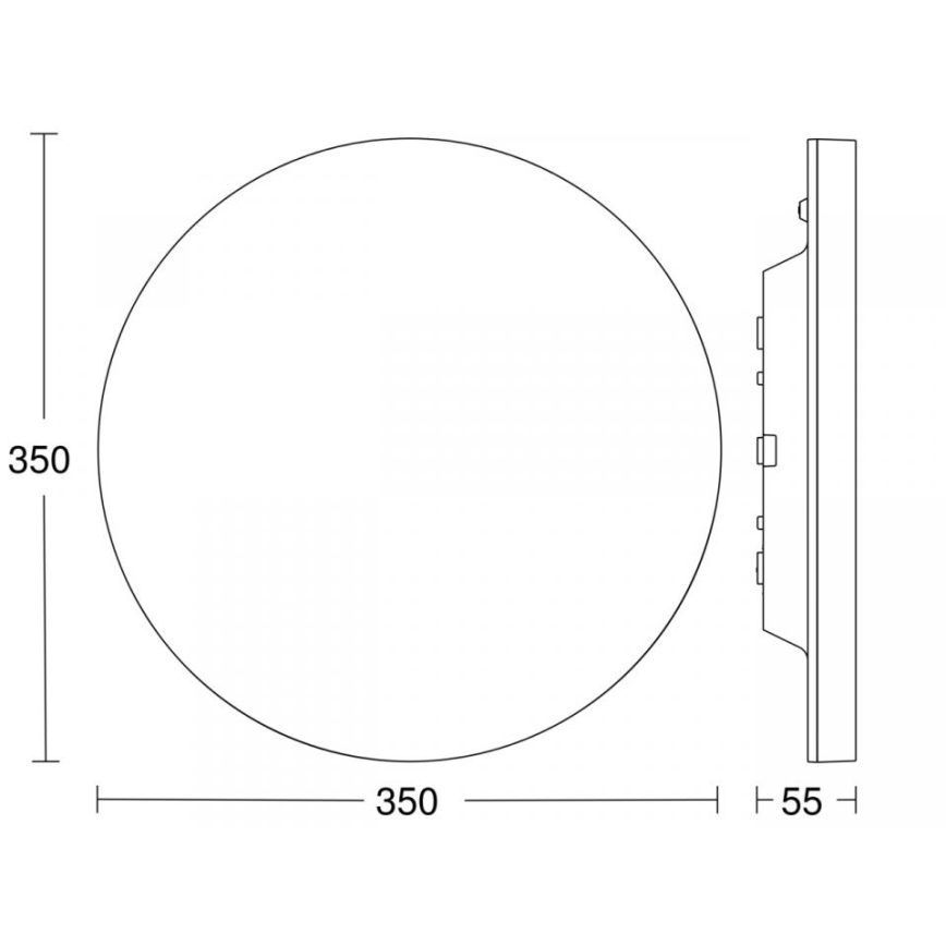 Steinel 068455 - SET 5x LED Zatemnitvena stropna svetilka s senzorjem RS PRO R20 BASIC SC LED/15,4W/230V 3000K IP40