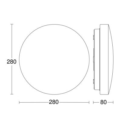 Steinel 069674 - LED Kopalniška stropna svetilka s senzorjem RSPRO P1 LED/9,4W/230V 4000K IP54