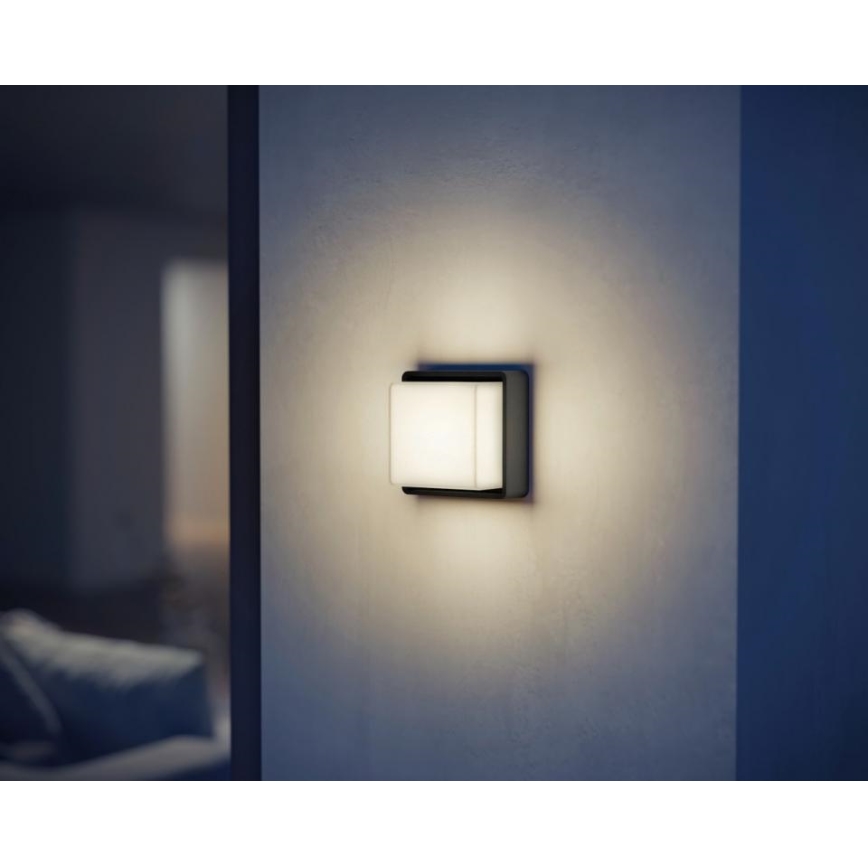Steinel 078645- LED Zunanja stenska svetilka s senzorjem L 845 SC 9W/230V 3000K IP44 antracit