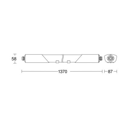 Steinel 078881 - LED Industrijska svetilka s senzorjem RS PRO 5100 SC LED/30W/230V IP66