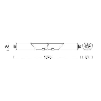 Steinel 079178 - LED Industrijska svetilka s senzorjem RS PRO CONNECT 5100 SL LED/30W/230V IP66