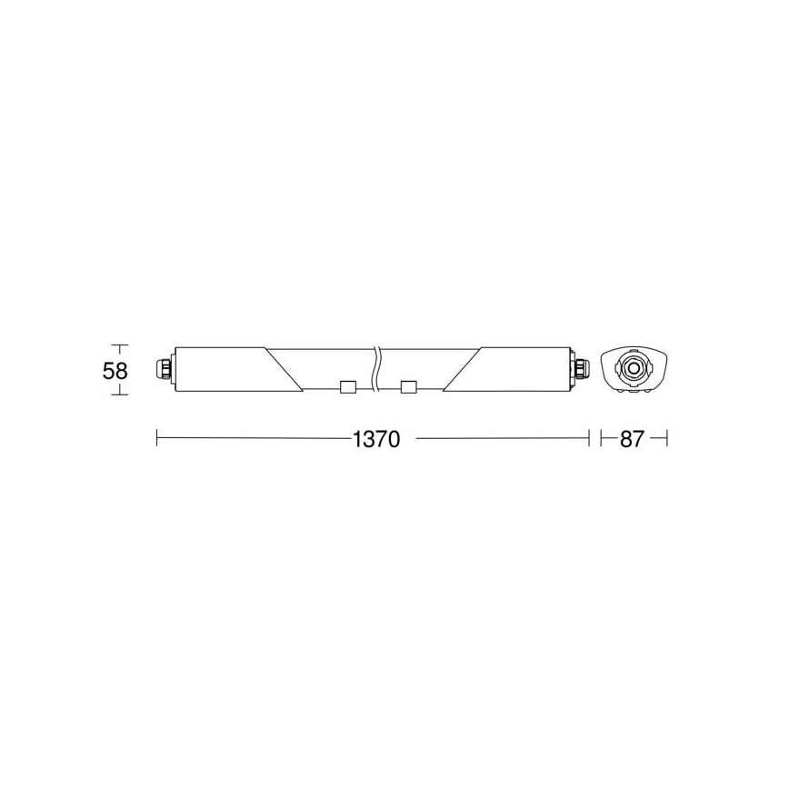 Steinel 079178 - LED Industrijska svetilka s senzorjem RS PRO CONNECT 5100 SL LED/30W/230V IP66