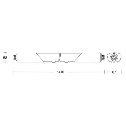 Steinel 079185 - LED Industrijska svetilka s senzorjem RSPRO 5100SC LED/31W/230V IP66