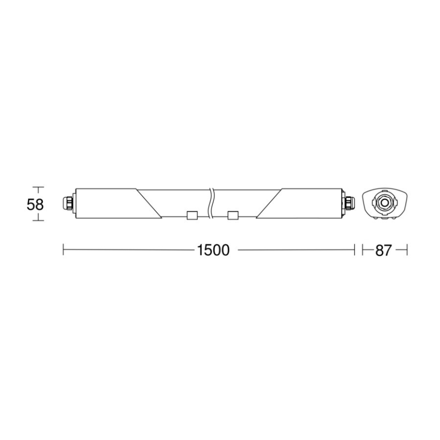 Steinel 079338 - LED Industrijska svetilka s senzorjem RS PRO 5150 SC 5C LED/42W/230V IP66