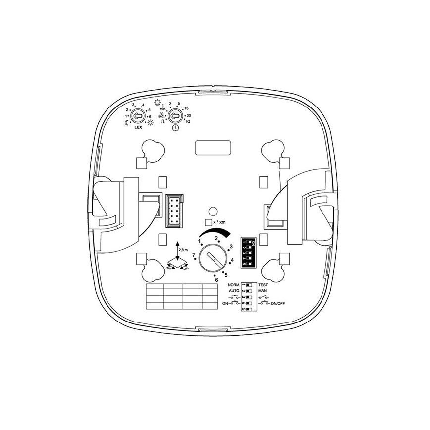 Steinel 079512 - Detektor prisotnosti HF 360 COM1 bela