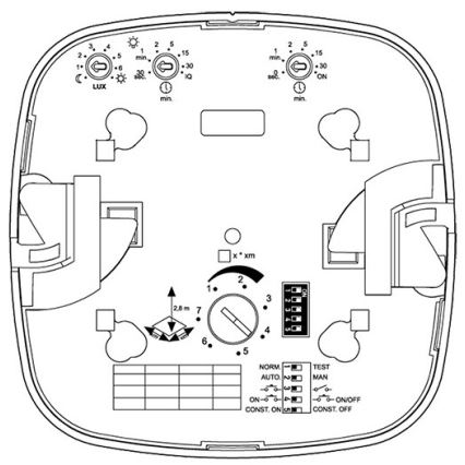 Steinel 079529 - Detektor prisotnosti HF 360 DALI-2 APC bel