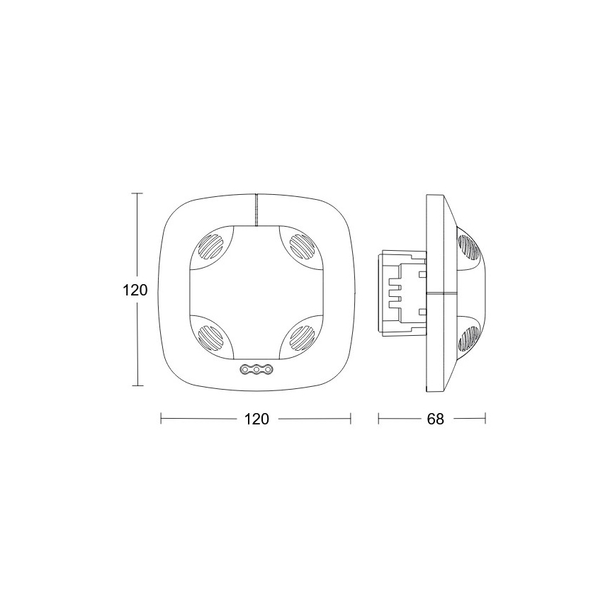 Steinel 079574 - Detektor prisotnosti DualTech COM1 bel