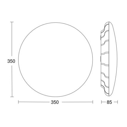 Steinel 079710 - SET 5x LED Stropna svetilka s senzorjem RS PRO S30 SC LED/25,7W/230V 4000K