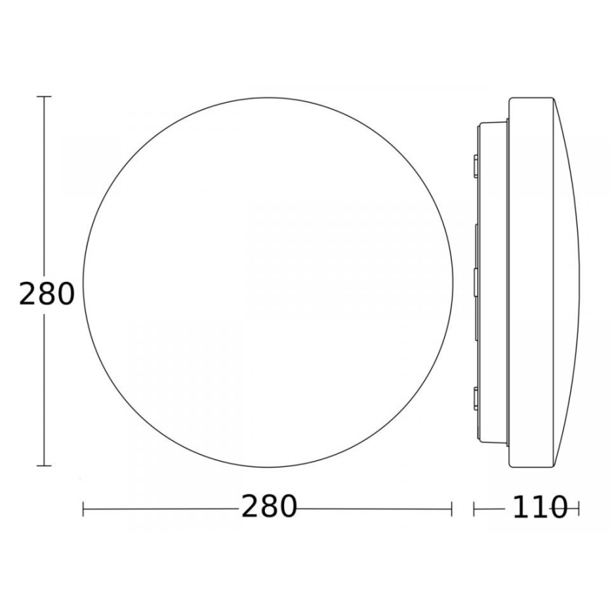 Steinel 079734 - LED Stropna svetilka s senzorjem RS 20 S LED/9,4W/230V 3000K IP44