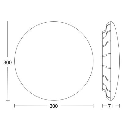 Steinel 079772 - LED Zunanja stropna svetilka s senzorjem RS PRO S20 SC LED/15,7W/230V IP65 4000K