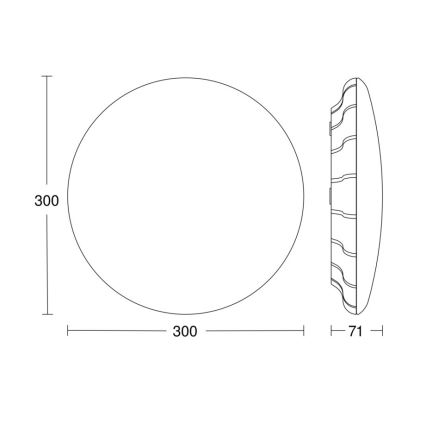 Steinel 081072 - LED Stropna svetilka s senzorjem RS PRO S10 SC LED/9,1W/230V 4000K