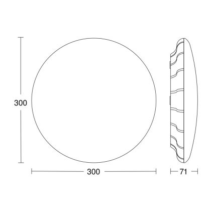 Steinel 081096 - LED Stropna svetilka s senzorjem RS PRO S10 SC LED/9,1W/230V 3000K