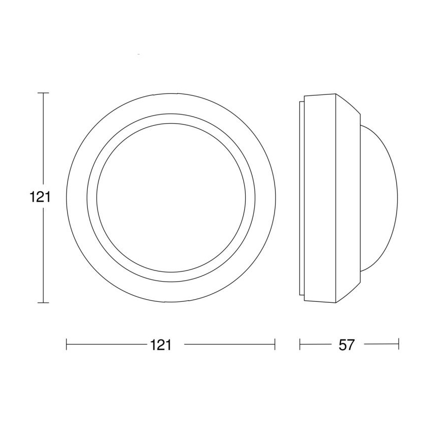 Steinel 081706 - Zunanji senzor gibanja IS 2360-3 ECO 230V IP54 črna