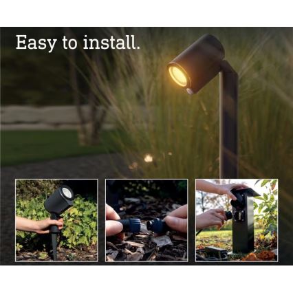 Steinel 089320 - LED RGBW Zunanja svetilka s senzorjem LED/7,9W/24V IP65