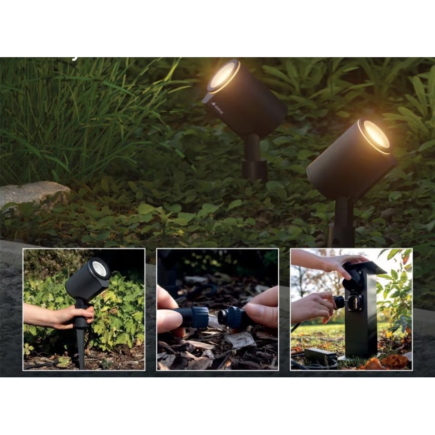 Steinel 089344 - LED RGBW Zunanja svetilka s senzorjem LED/7,9W/24V IP65