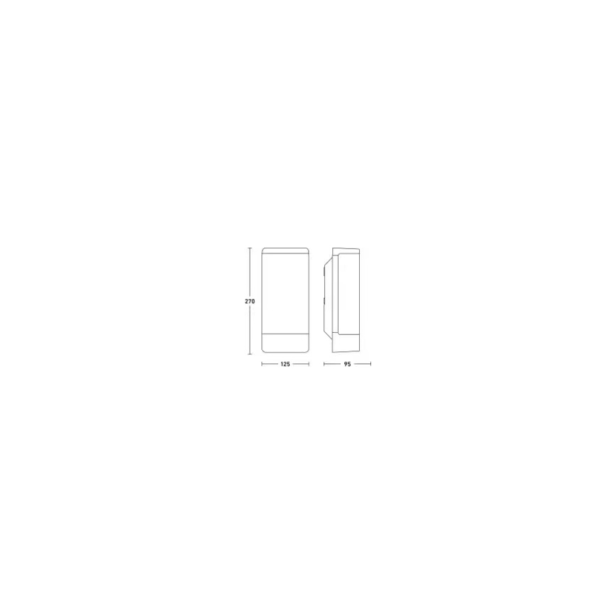 Steinel 094270 - Zunanja stenska svetilka 1xE27/15W/230V L 14 IP44