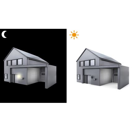 STEINEL 550318 - Stikalo za mrak NightMatic 2000 črna IP54