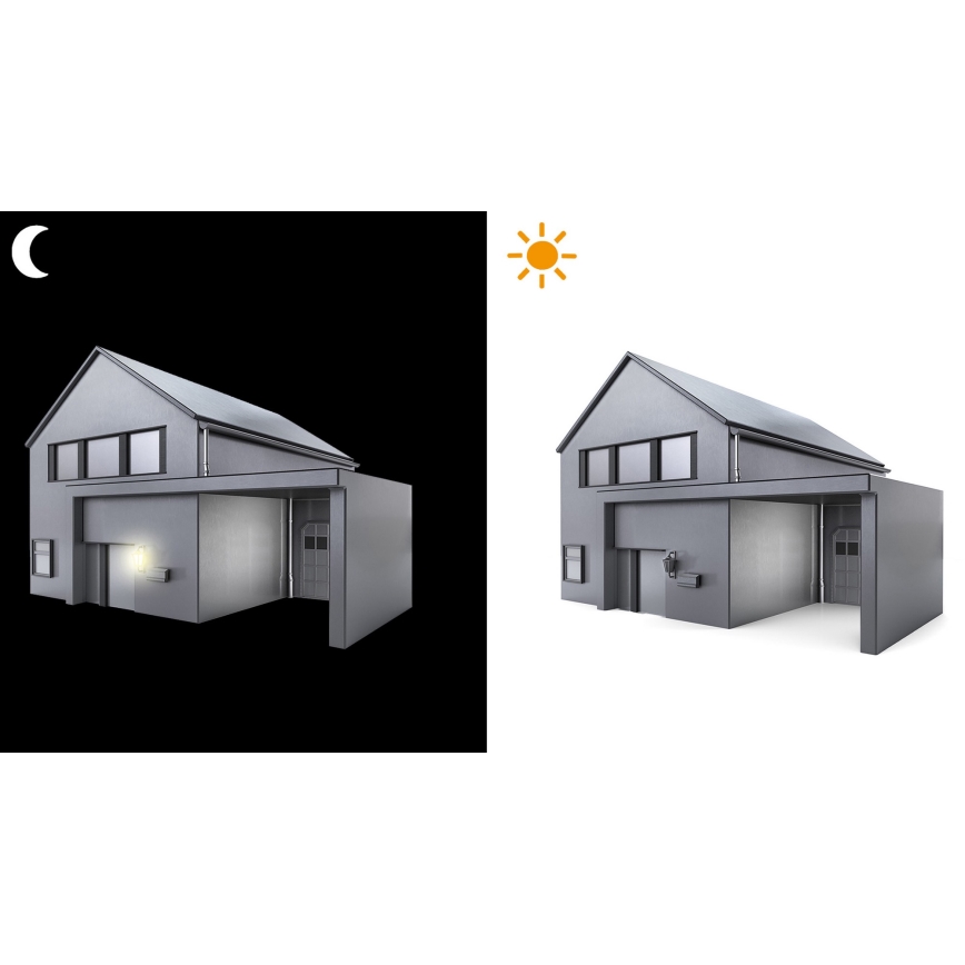 STEINEL 550318 - Stikalo za mrak NightMatic 2000 črna IP54