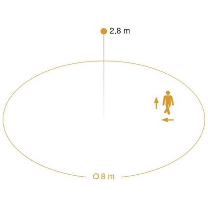 STEINEL 56032 - LED Kopalniška svetilka s senzorjem LED/9,5W/230V IP54