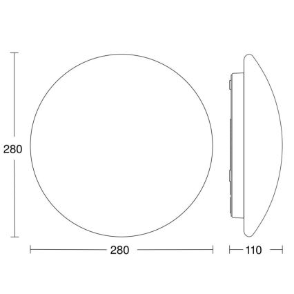 STEINEL 56032 - LED Kopalniška svetilka s senzorjem LED/9,5W/230V IP54