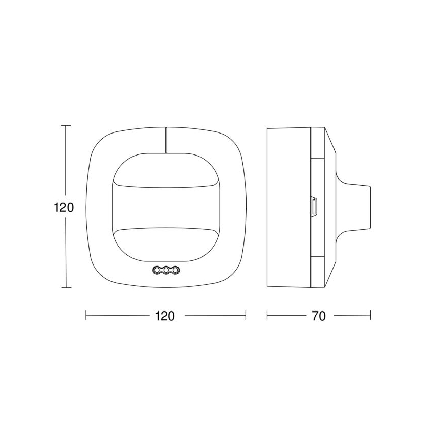 Steinel 590703 - Detektor prisotnosti Dual HF COM1 bela