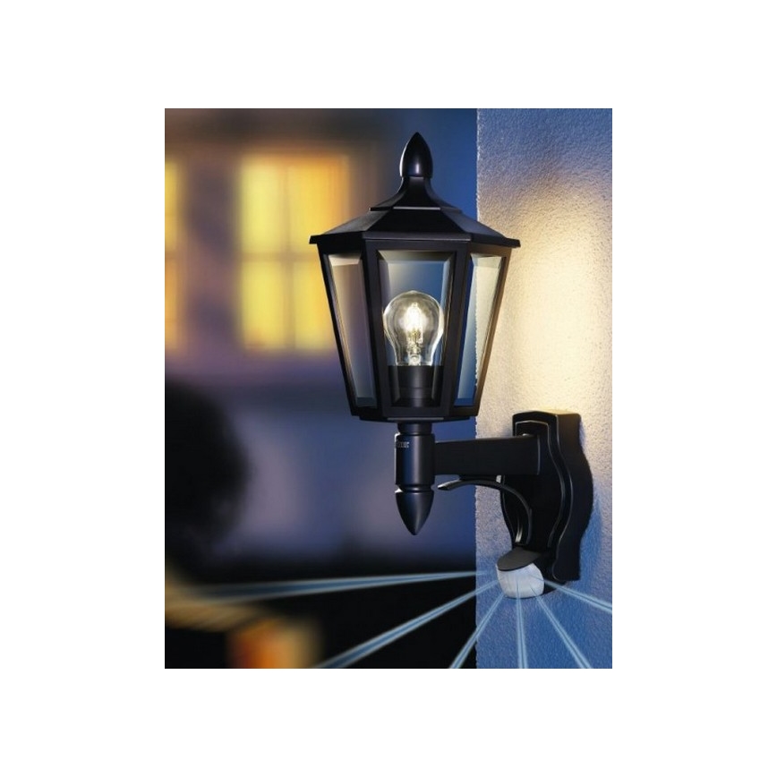 Steinel 617813 - Zunanja senzorska stenska svetilka L 15 1xE27/60W/230V IP44
