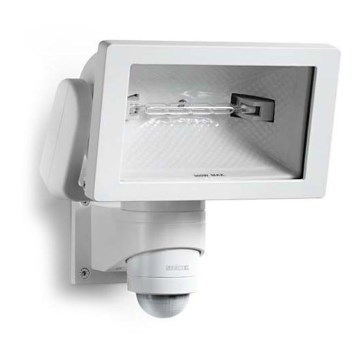 STEINEL 633110 - HS 150 DUO Zunanja senzorska svetilka bela IP44