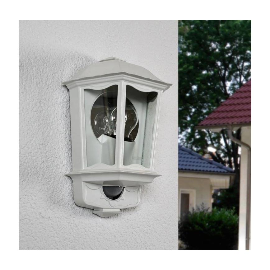 Steinel 644512 - Zunanja stenska svetilka s senzorjem L 190 S 1xE27/100W/230V