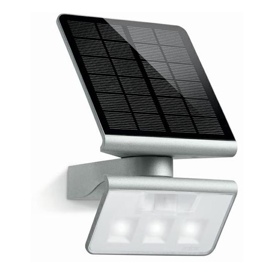 STEINEL 671013 - Solarna LED-reflektor XSolar L-S 1,2W/LED srebrna IP44 2500 mAh