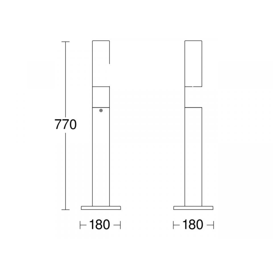 STEINEL 69469 - LED Zunanja svetilka GL 65 LED/8,5W/230V IP44 3000K antracit