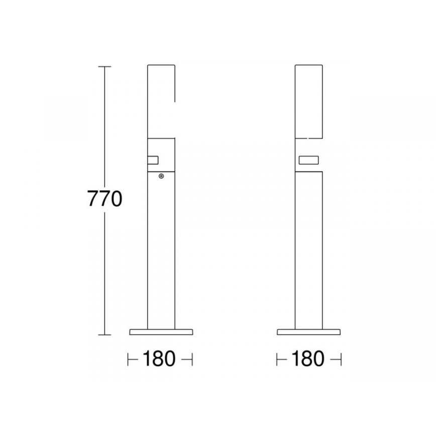 STEINEL 69476 - LED Zunanja svetilka s senzorjem GL 65 S LED/8,7W/230V IP44 3000K antracit