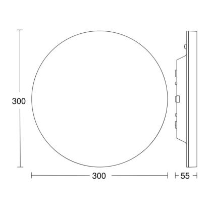Steinel 067816 - LED Zatemnitvena stropna svetilka s senzorjem RS PRO R10 BASIC SC LED/8,5W/230V 3000K IP40