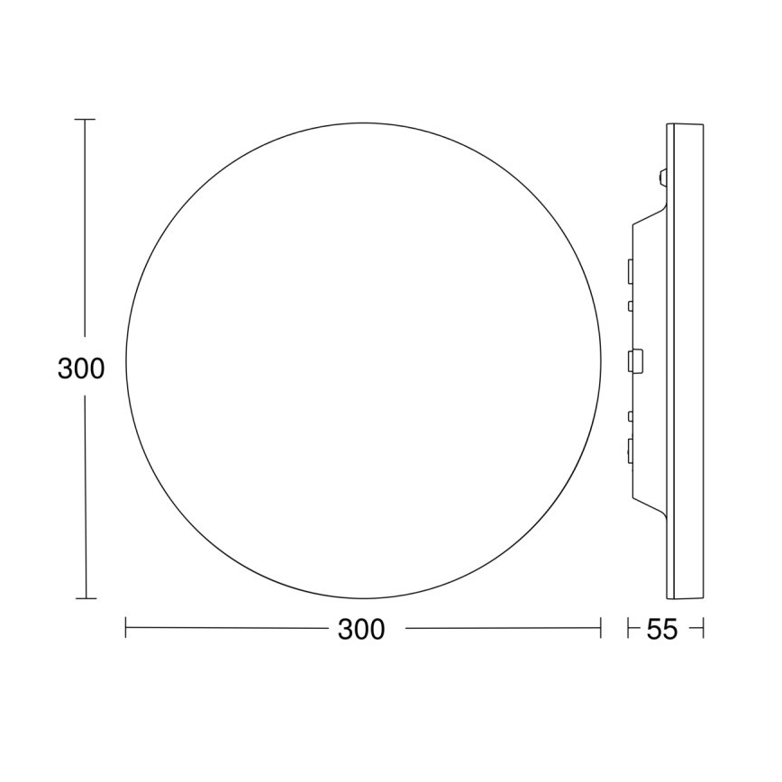 Steinel 067816 - LED Zatemnitvena stropna svetilka s senzorjem RS PRO R10 BASIC SC LED/8,5W/230V 3000K IP40