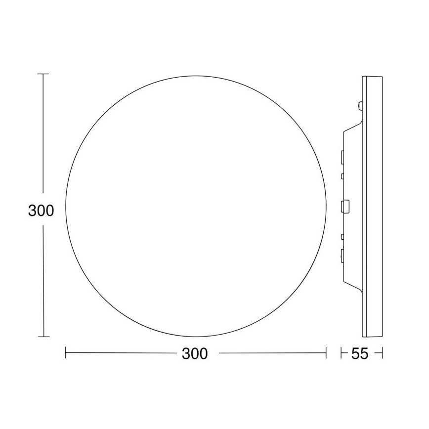 Steinel 067809 - LED Zatemnitvena stropna svetilka s senzorjem RS PRO R10 BASIC SC LED/8,5W/230V 4000K IP40