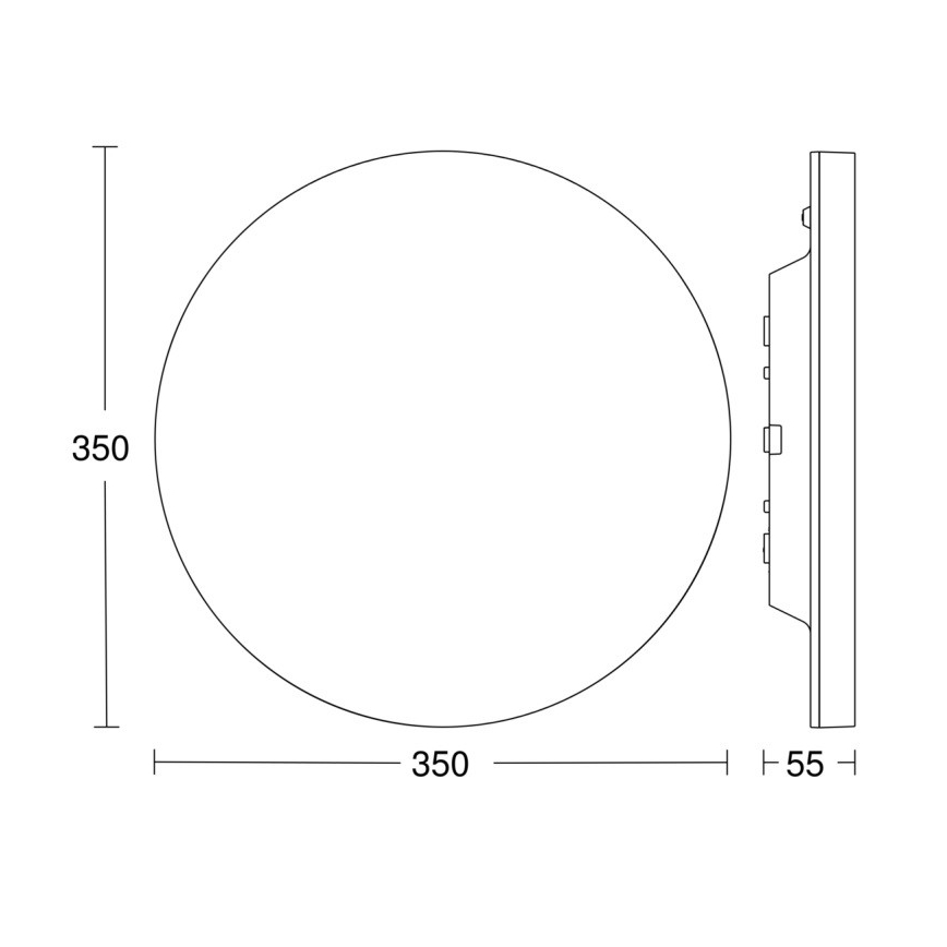 Steinel - LED Zatemnitvena stropna svetilka s senzorjem RSPROR20BASIC 15,3W/230V IP40 3000K