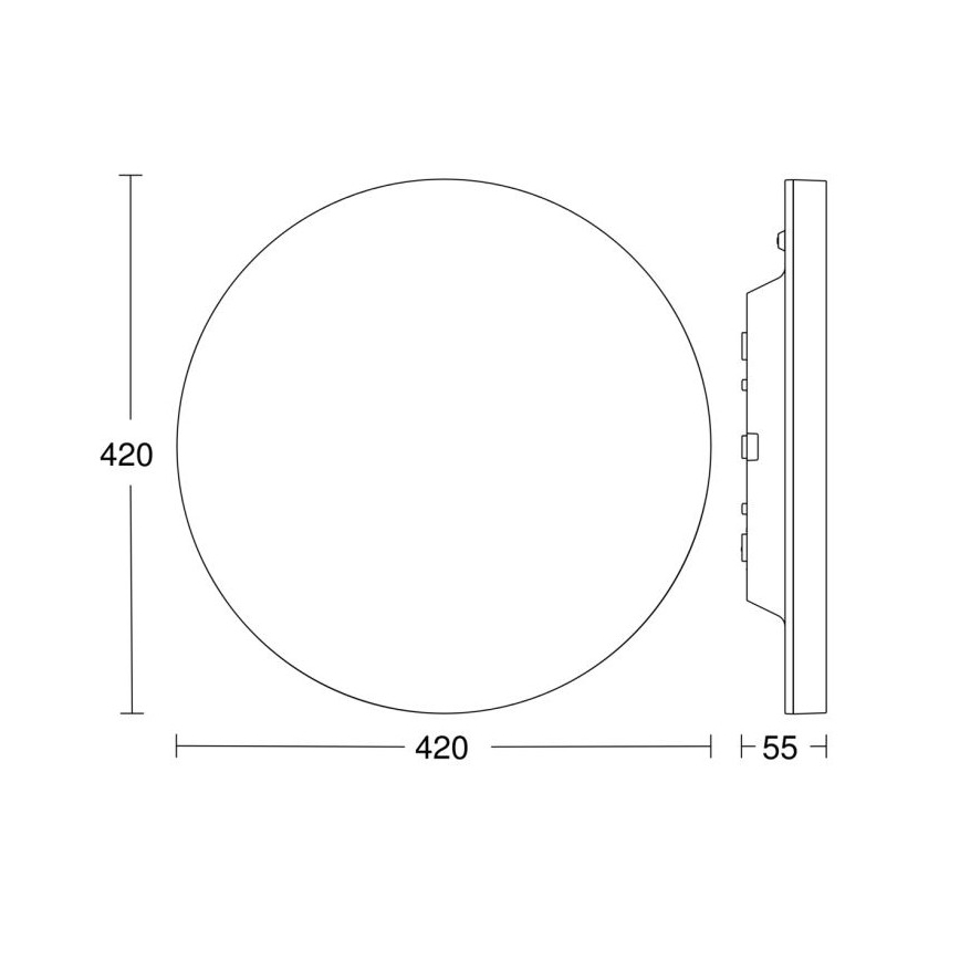Steinel - LED Zatemnitvena stropna svetilka s senzorjem RSPROR30BASICSC 23,22W/230V IP40 3000K