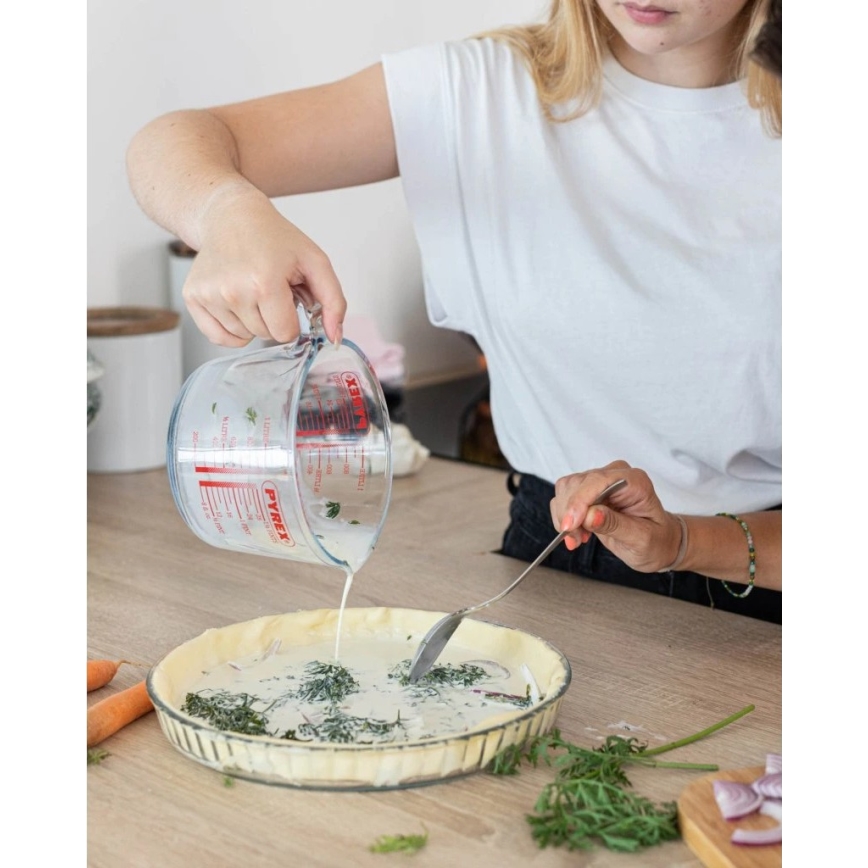 Steklena merilka PYREX 1 l